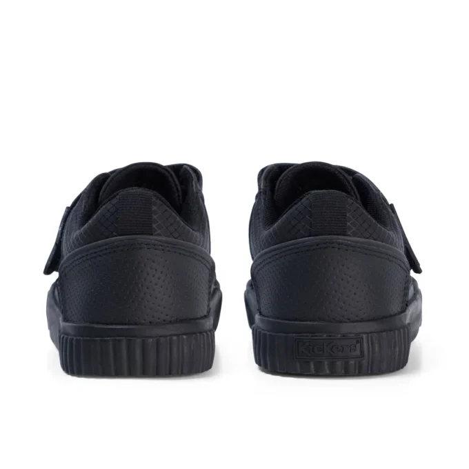 Garçons junior Tovni Twin Flex en cuir noir