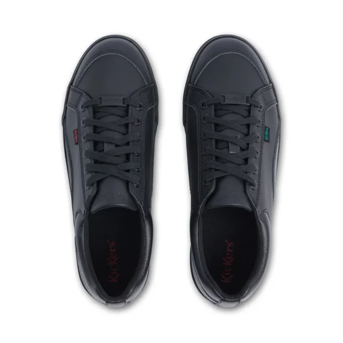 Homme Tovni Lo Mix Cuir Noir