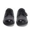 Hommes Adultes Troiko Lace Cuir Noir Hommes Adultes Troiko Lace Cuir Noir