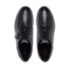 Hommes Adultes Troiko Lace Cuir Noir Hommes Adultes Troiko Lace Cuir Noir