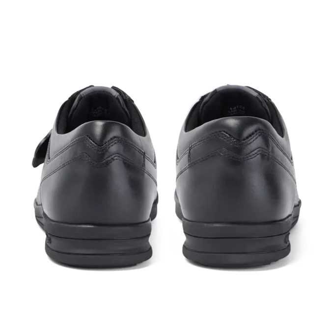 Hommes Adultes Troiko Lace Cuir Noir Hommes Adultes Troiko Lace Cuir Noir