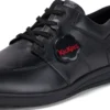 Hommes Adultes Troiko Lace Cuir Noir Hommes Adultes Troiko Lace Cuir Noir