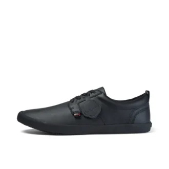 Hommes Kariko Gibb Cuir Noir
