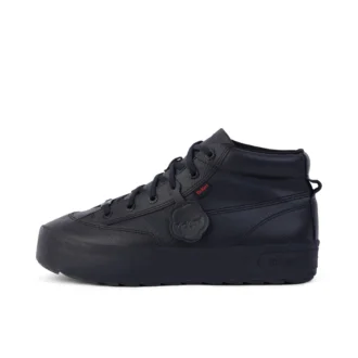 Hommes Kester Hi Cuir Noir