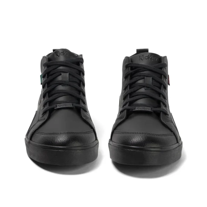 Hommes Tovni Hi Mix Cuir Noir