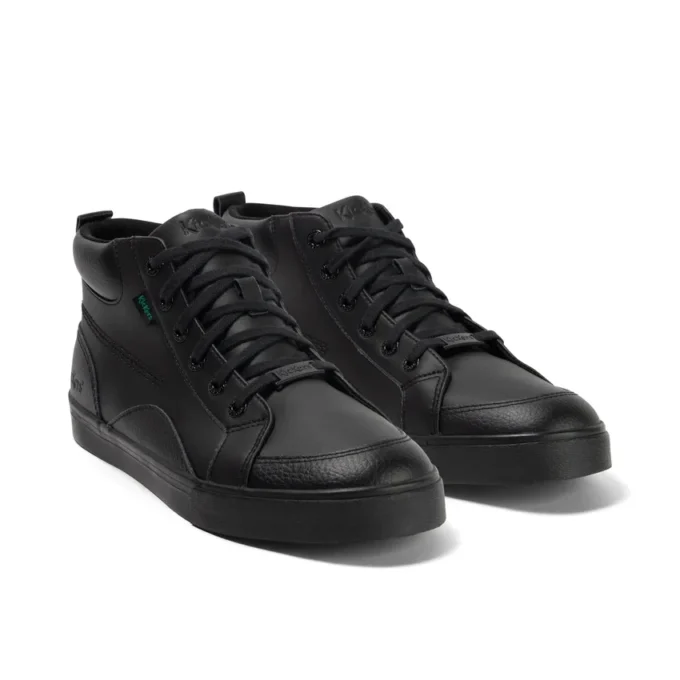 Hommes Tovni Hi Mix Cuir Noir