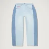 Jean classique à jambes larges Kickers pour femme adulte, bleu Jean classique à jambes larges Kickers pour femme adulte, bleu
