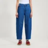 Jean classique à jambes larges Kickers pour femme adulte, bleu Jean classique à jambes larges Kickers pour femme adulte, bleu