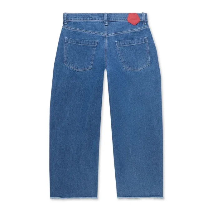 Jean classique à jambes larges Kickers pour femme adulte, bleu Jean classique à jambes larges Kickers pour femme adulte, bleu