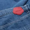 Jean classique à jambes larges Kickers pour femme adulte, bleu Jean classique à jambes larges Kickers pour femme adulte, bleu