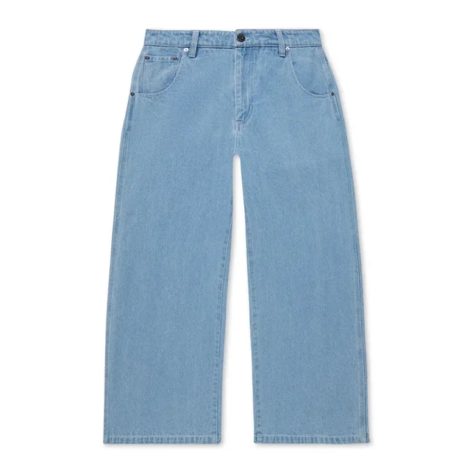 Jean classique à jambes larges Kickers pour femmes, bleu Jean classique à jambes larges Kickers pour femmes, bleu