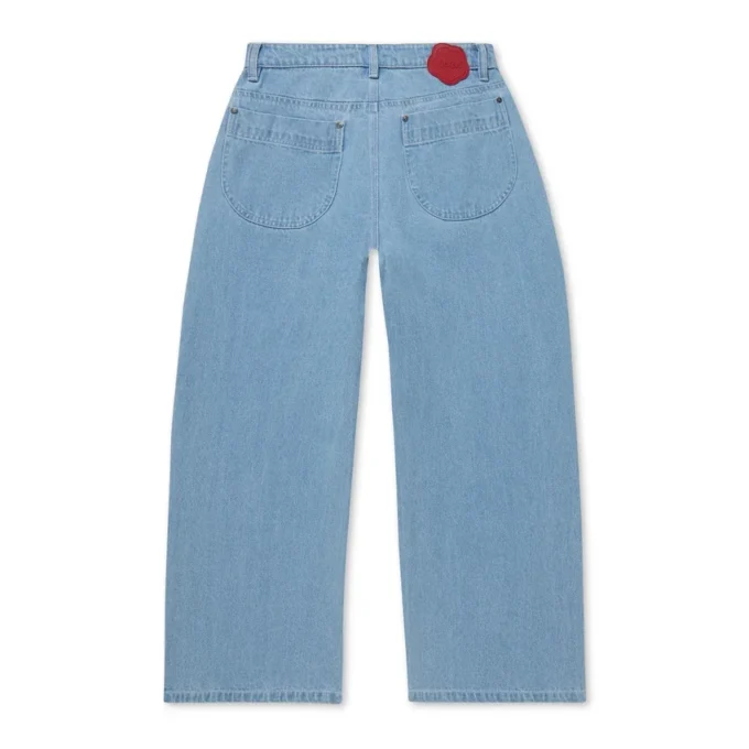 Jean classique à jambes larges Kickers pour femmes, bleu Jean classique à jambes larges Kickers pour femmes, bleu