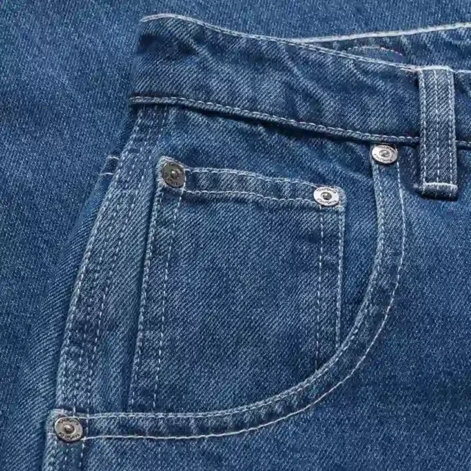 Jean classique à jambes larges Kickers pour femmes, bleu Jean classique à jambes larges Kickers pour femmes, bleu