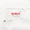 Jean classique à jambes évasées Kickers pour femme, blanc Jean classique à jambes évasées Kickers pour femme, blanc