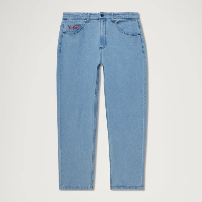 Jean droit classique Kickers pour homme, bleu Jean droit classique Kickers pour homme, bleu