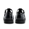 Jeunes Femmes Kick T-Bar Cuir synthétique Vernis Noir