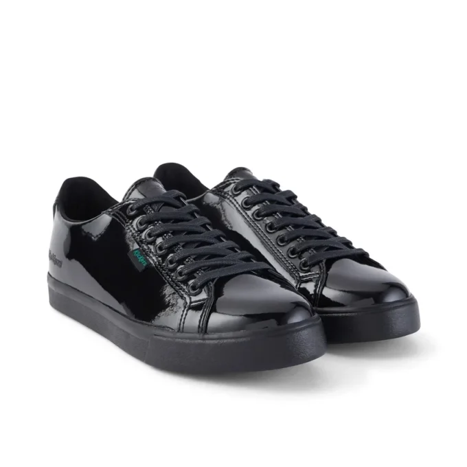 Jeunes Femmes Tovni Lacer Cuir verni Noir