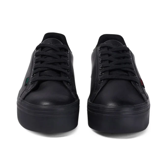 Jeunes Femmes Tovni Stack Cuir Noir