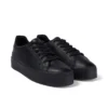Jeunes Femmes Tovni Stack Cuir Noir