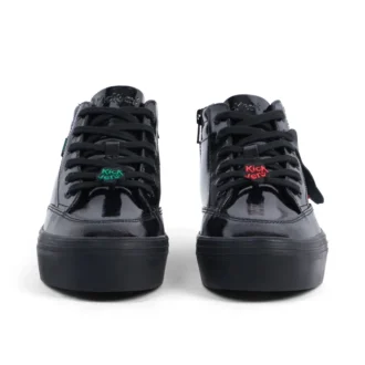 Jeunes Femmes Tovni Stack Hi Flower Cuir verni Noir