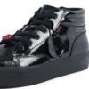 Jeunes Femmes Tovni Stack Hi Flower Cuir verni Noir
