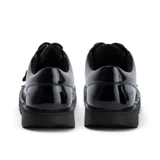 Jeunes filles Kick Lo en simili cuir verni noir Jeunes filles Kick Lo en simili cuir verni noir