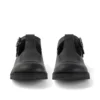 Jeunes filles Kick T-Bar en simili cuir noir Jeunes filles Kick T-Bar en simili cuir noir