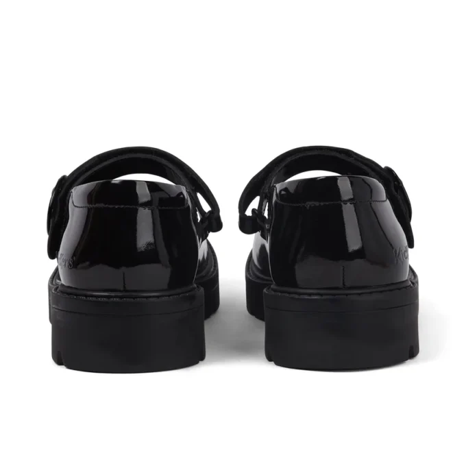 Jeunes filles Kori MJ Doll Cuir verni Noir Jeunes filles Kori MJ Doll Cuir verni Noir