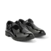 Jeunes filles Lachly Brogue T Bar Cuir verni Noir Jeunes filles Lachly Brogue T Bar Cuir verni Noir