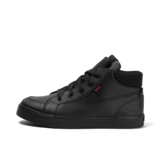 Jeunes Hommes Tovni Hi Double Tongue Cuir Noir