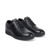 Jeunes Hommes Troiko Lace Cuir Noir