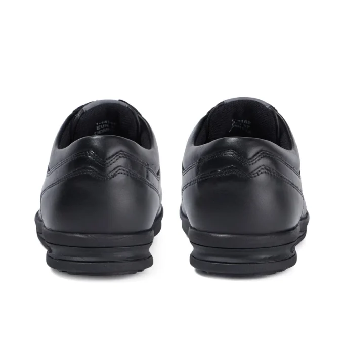 Jeunes Hommes Troiko Lace Cuir Noir