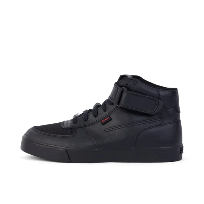 Jeunes Unisexe Tovni Hi Mix Mesh Cuir Noir