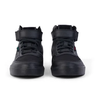 Jeunes Unisexe Tovni Hi Mix Mesh Cuir Noir