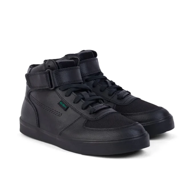 Jeunes Unisexe Tovni Hi Mix Mesh Cuir Noir