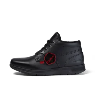 Jeunesse Unisexe Kelland Hi Cuir Noir