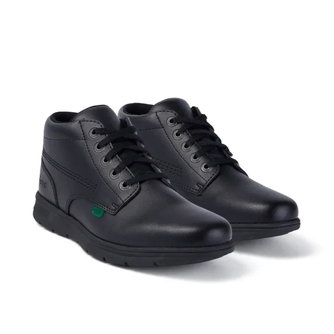 Jeunesse Unisexe Kelland Hi Cuir Noir