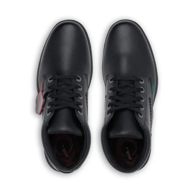 Jeunesse Unisexe Kelland Hi Cuir Noir