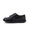 Jeunesse Unisexe Kick Lo Mix Mesh Cuir Noir