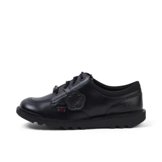 Jeunesse Unisexe Kick Lo Mix Mesh Cuir Noir