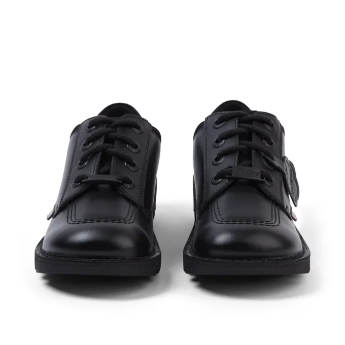 Jeunesse Unisexe Kick Lo Mix Mesh Cuir Noir