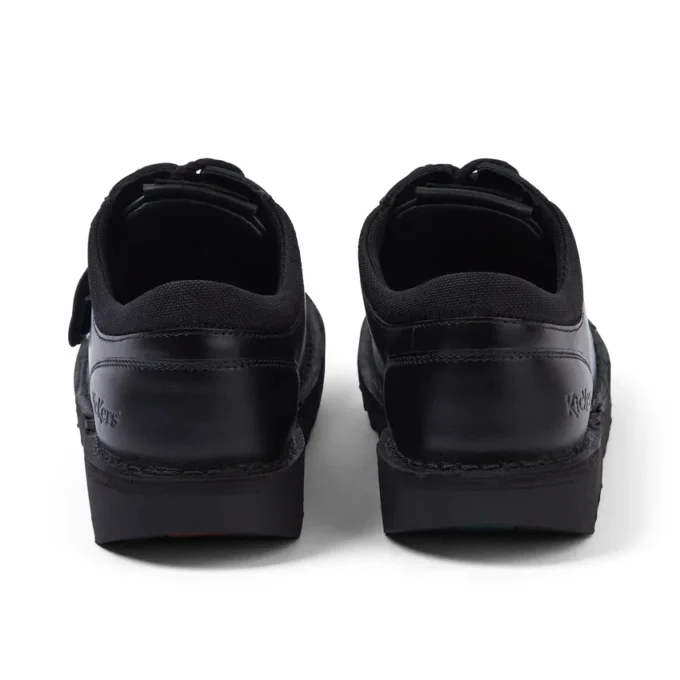 Jeunesse Unisexe Kick Lo Mix Mesh Cuir Noir