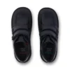 Junior Garçons Kick Scuff Cuir double noir Junior Garçons Kick Scuff Cuir double noir
