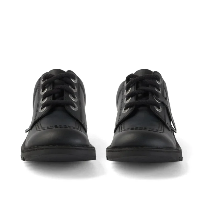 Junior Unisexe Kick Lo Cuir Alternatif Noir