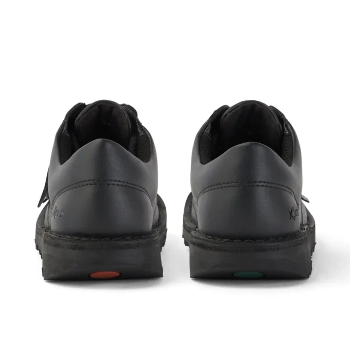 Junior Unisexe Kick Lo Cuir Alternatif Noir