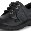 Junior Unisexe Kick Lo Cuir Alternatif Noir