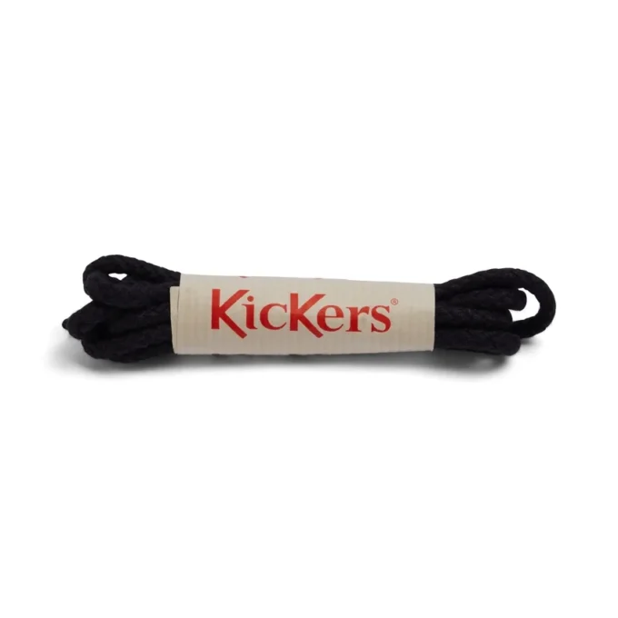 Junior Unisexe Lacets en coton Noir