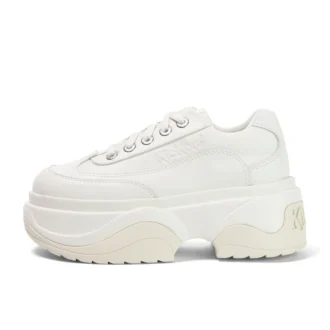 Kade Lo en cuir blanc, unisexe adulte