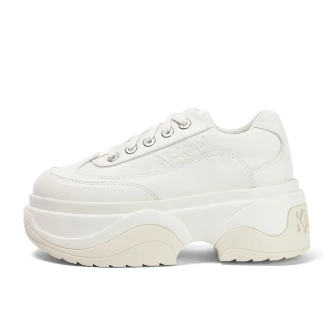 Kade Lo en cuir blanc, unisexe adulte