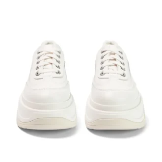 Kade Lo en cuir blanc, unisexe adulte